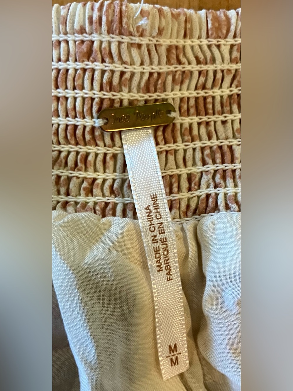NWT Free People High-Low Elastic Waist Lined Medium Maxi Skirt Tea Combo - Picture 6 of 10